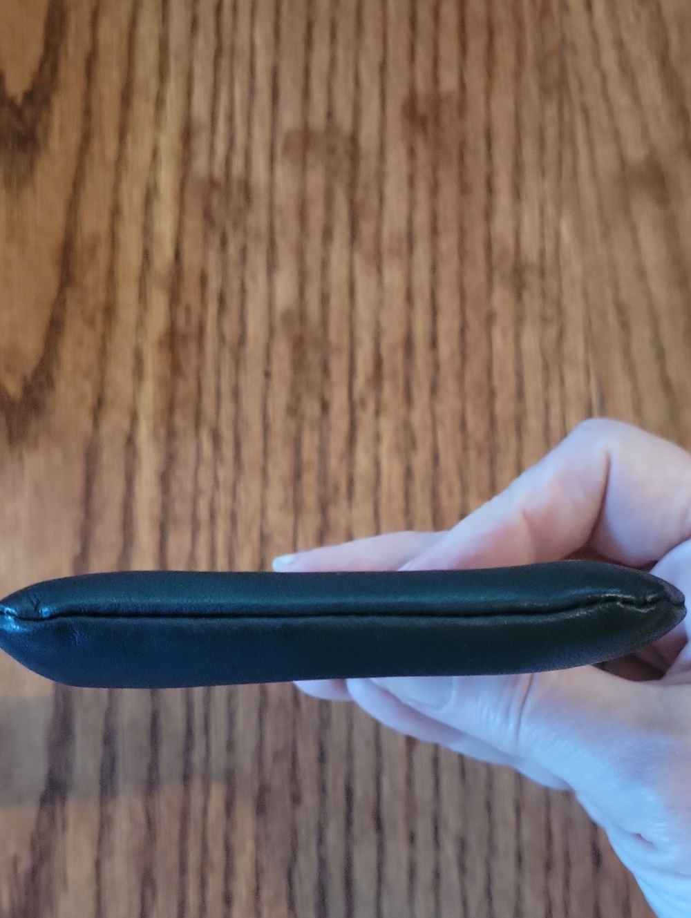 Brighton Brown and Black Leather Kisslock Small Coin Purse. - Picture 5 of 6